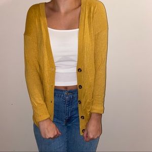 Mustard Yellow Cardigan🌻